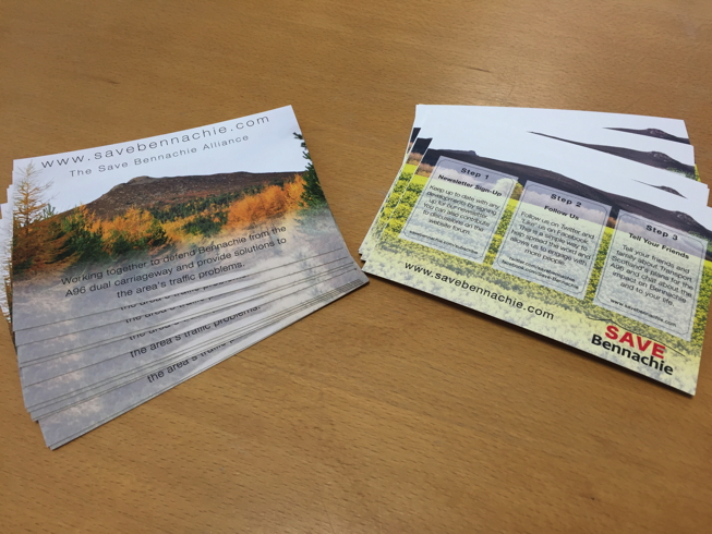 Save Bennachie Flyers