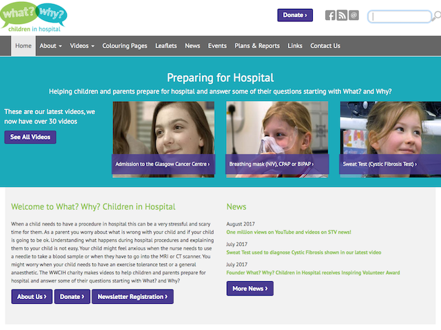 Image relating to 'What? Why? Children in Hospital Charity' project